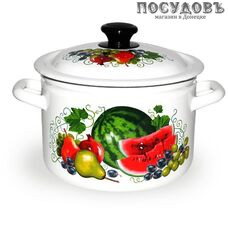 КМК Восточные дары 41804-162/6-У4 кастрюля с крышкой, белый, сталь эмалированная, 5,0 л, Ø230 мм, 2 пр. КМК Восточные дары 41804-162/6-У4 кастрюля с крышкой, белый, сталь эмалированная, 5,0 л, Ø230 мм, 2 пр.