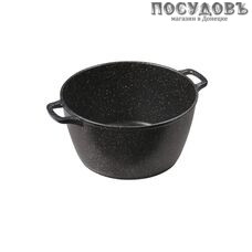 Горница Гранит к261аг кастрюля без крышки 5,0 л, Ø260 мм, алюминий литой, гранитное покрытие Pfluon 3 слоя