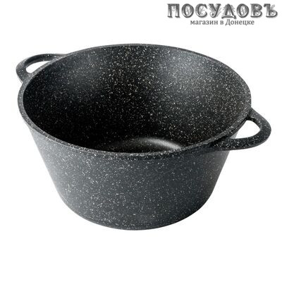 Горница Гранит к2631аг кастрюля без крышки 4,0 л, Ø260 мм, алюминий литой, гранитное покрытие Pfluon 3 слоя