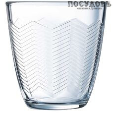 Luminarc Concepto Chevron P3236, стакан низкий 310 мл, стекло, Франция 1 шт.