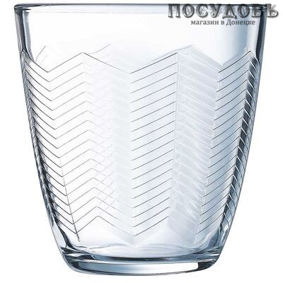 Luminarc Concepto Chevron P3236, стакан низкий 310 мл, стекло, Франция 1 шт.