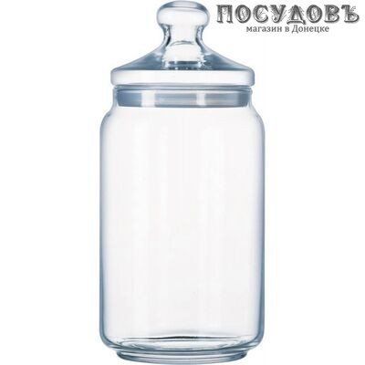 Luminarc Club 34819 банка для хранения с герметичной крышкой, 2000 мл, стекло, Франция 2 пр.