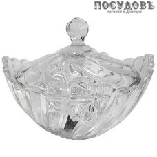 АС-Декор DM603 конфетница с крышкой с крышкой, стекло