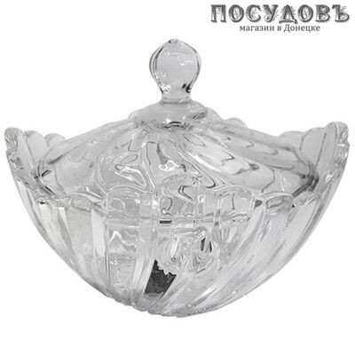 АС-Декор DM603 конфетница с крышкой с крышкой, стекло