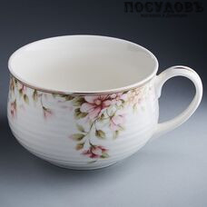 Beatrix МН015L2 бульонница 500 мл, фарфор, белый с рисунком Сицилия, в подарочной упаковке 1 шт.