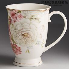 Beatrix МР038L1 кружка подарочная 350 мл, фарфор, белый с рисунком Жизель, в подарочной упаковке 1 шт.