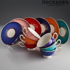 Beatrix Разноцветный МЛ031P/6 набор чайный, фарфор, в подарочной упаковке 12 пр.