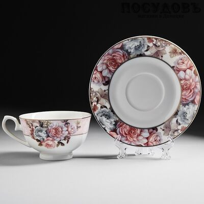 Beatrix Пудровый шлейф МА025Р/6 набор чайный, фарфор, в подарочной упаковке 12 пр.