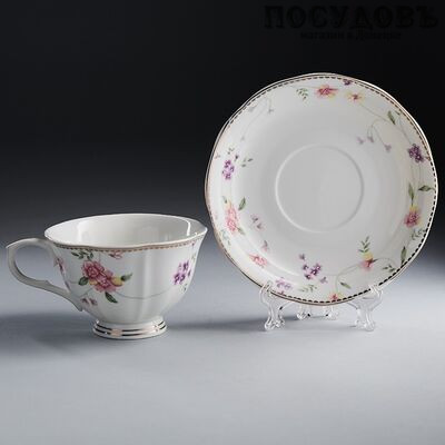 Beatrix Флориана МХ004P/1 чайная пара, 220 мл, фарфор, в подарочной упаковке 2 пр.