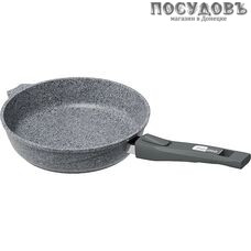 Мечта Premium Grey 018901 сковорода Ø180 мм, алюминий литой, гранитное покрытие, съемная ручка