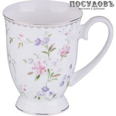 Lefard 274-828 Кружка подарочная 250 мл, фарфор, белый с рисунком Кипрей, в подарочной упаковке 1 шт.