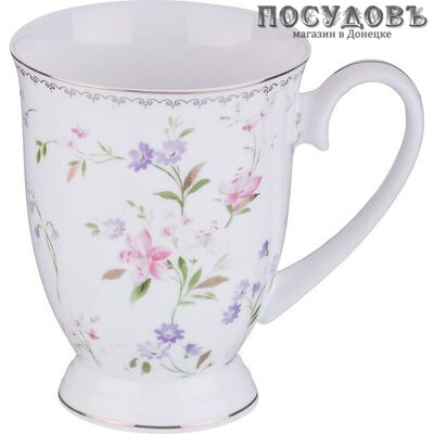 Lefard 274-828 Кружка подарочная 250 мл, фарфор, белый с рисунком Кипрей, в подарочной упаковке 1 шт.