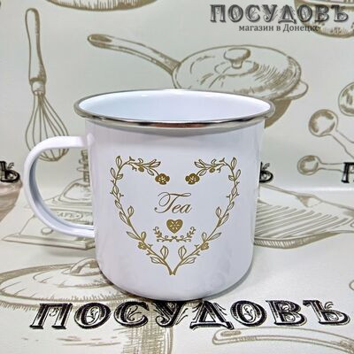 Agness Прованс 790-142 кружка, 500 мл, сталь эмалированная 1 шт.