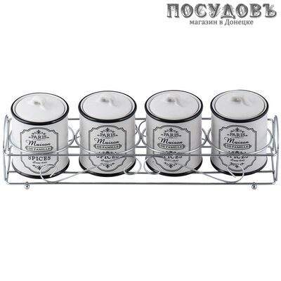 Maestro Paris Maison MR-20030-04СS набор для специй, керамика, в подарочной упаковке 5 пр.