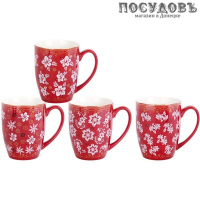 Коралл Вальс цветов ZC07-AG89 кружка, 330 мл, фарфор 1 шт.