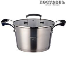 MercuryHaus MC-1643 кастрюля с крышкой 1,4 л, Ø275 мм, сталь нержавеющая 18/10, капсульное дно