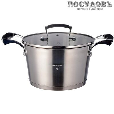 MercuryHaus MC-1643 кастрюля с крышкой 1,4 л, Ø275 мм, сталь нержавеющая 18/10, капсульное дно