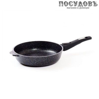 Мечта Гранит Star Induction Pro 022803И сковорода Ø220 мм, алюминий литой, гранитное покрытие Greblon, съемная ручка