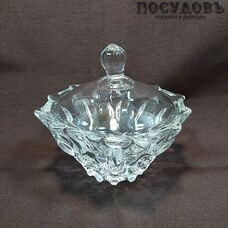 КНР DM606-2 сахарница с крышкой, стекло, 200 мл, в упаковке 1 шт.