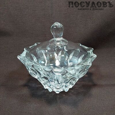 КНР DM606-2 сахарница с крышкой, стекло, 200 мл, в упаковке 1 шт.