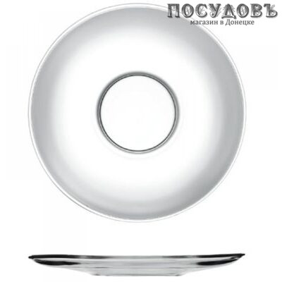 Pasabahce Tea Plates 54281/1010839 блюдце, Ø120 мм, стекло, Турция 1 шт.