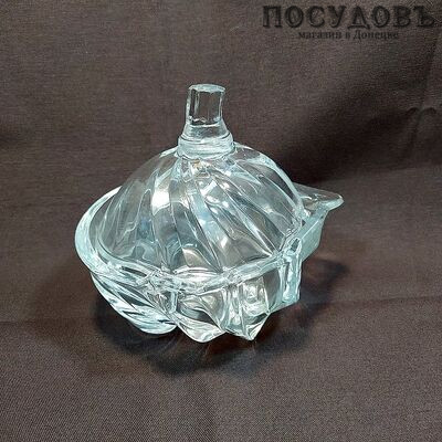 КНР GH8505 сахарница с крышкой, стекло, 160 мл, в упаковке 1 шт.