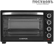 Harper HMO-3811 печь электрическая 1600 Вт 38,0 л, черный