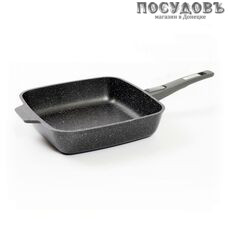 Мечта Гранит с027701 сковорода с крышкой Ø260 мм, алюминий литой, гранитное покрытие Greblon, съемная ручка
