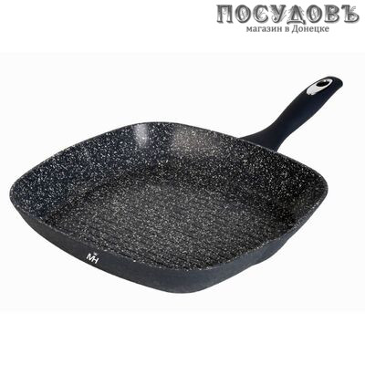 MercuryHaus Granite MC-1725 сковорода-гриль Ø280×43 мм, алюминий литой, мраморное покрытие