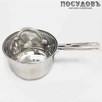 Webber BE-127/2 ковш с крышкой объемом 2,1 л, сталь нержавеющая, Ø160 мм, Россия, 2 пр.