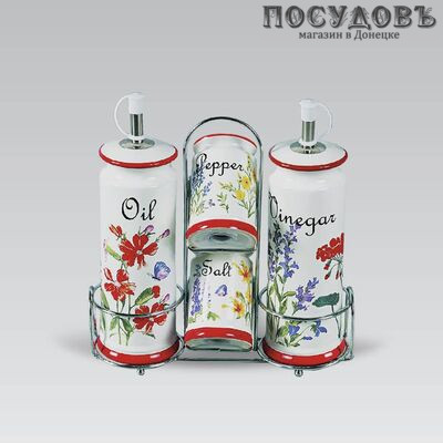 Maestro Flora MR-20008-04S набор для специй, керамика 5 пр.