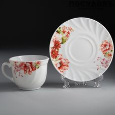 Teropal Марселла 0002R/62-SK чайная пара, 200 мл, стеклокерамика, в упаковке 2 пр.