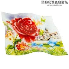 Alparaisa Очарование прованса 10062LS-ST блюдо, стекло, 350×350 мм, в упаковке 1 шт.