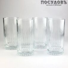 Pasabahce Elysia 520015B, стакан высокий 450 мл, стекло, в упаковке 4 шт.