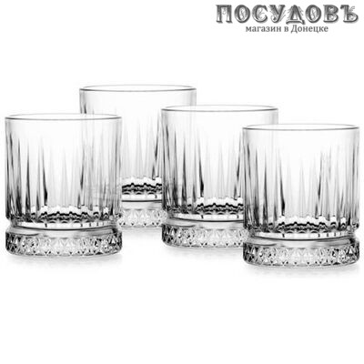 Pasabahce Elysia 520004B, стакан низкий 355 мл, стекло, в упаковке 4 шт.