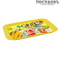 Полимербыт Grill Menu 4310196 поднос, пластик, 430×268×20 мм 1 шт.