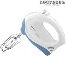 Magnit RMM 2223 миксер ручной, 150 Вт, 5 скоростей, цвет белый с голубым