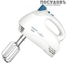 Magnit RMM 2224 миксер ручной, 220 Вт, 5 скоростей, цвет белый с синим