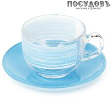 Luminarc Light Blue Q6015 набор чайный, стекло упрочненное, в упаковке 12 пр.