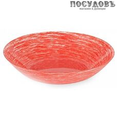 Luminarc Brush mania red P1383 тарелка глубокая, Ø200 мм, стекло упрочненное