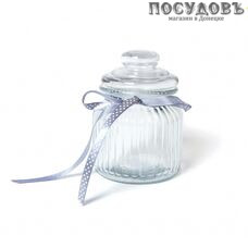 Attribute Fleur ABF135W банка для хранения со стеклянной крышкой, 650 мл, стекло