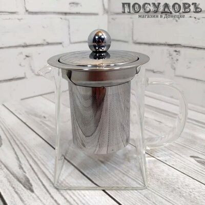 КНР 339-350 чайник заварочный с фильтром, стекло жаропрочное, 350 мл