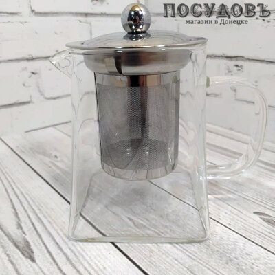 КНР 339-550 чайник заварочный с фильтром, стекло жаропрочное, 550 мл