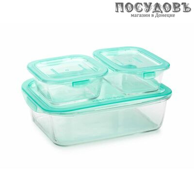 Luminarc Keep'n Box Q4177 контейнеры в наборе с крышкой, термостекло мм, 1970, 380, 380 мл 6 пр.