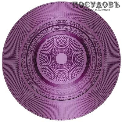 Luminarc Louise Lilac L5167 тарелка обеденная, Ø250 мм, стекло упрочненное
