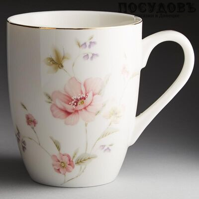 Beatrix МН002L1 кружка подарочная белая с рисунком "Сан-Марино", 340 мл, фарфор, в подарочной упаковке 1 шт