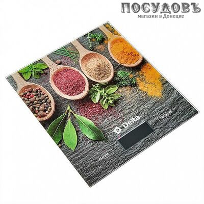 Delta Специи 62-КСЕ весы кухонные-платформа, 200×180×15 мм, до 5,0 кг