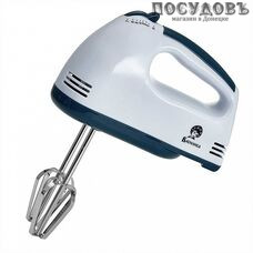 Василиса МК2-180 миксер ручной, 180 Вт, 7 скоростей, цвет белый с серым