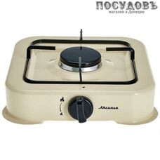 Аксинья КС-105 плита газовая настольная, 1-конфорочная, эмалированное покрытие, цвет бежевый