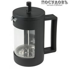 KING Hoff KH-1402 френч-пресс, стекло термостойкое, 800 мл, цвет черный